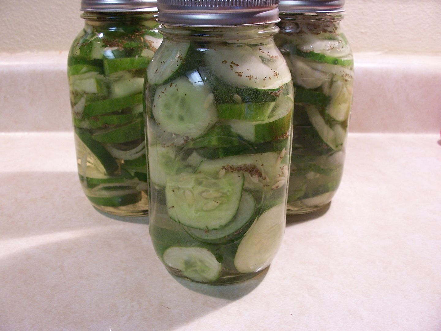 Cowgirl's Country Life Really Really Easy Ice Box Pickles
